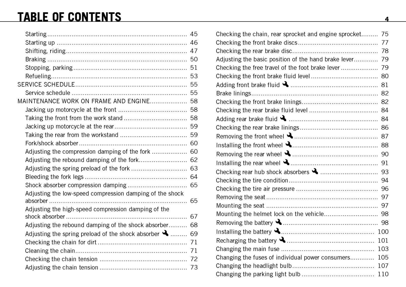 KTM 990 Supermoto R T EU FR AUS UK Owners Manual 2010 - WIRE BOUND - COVERS