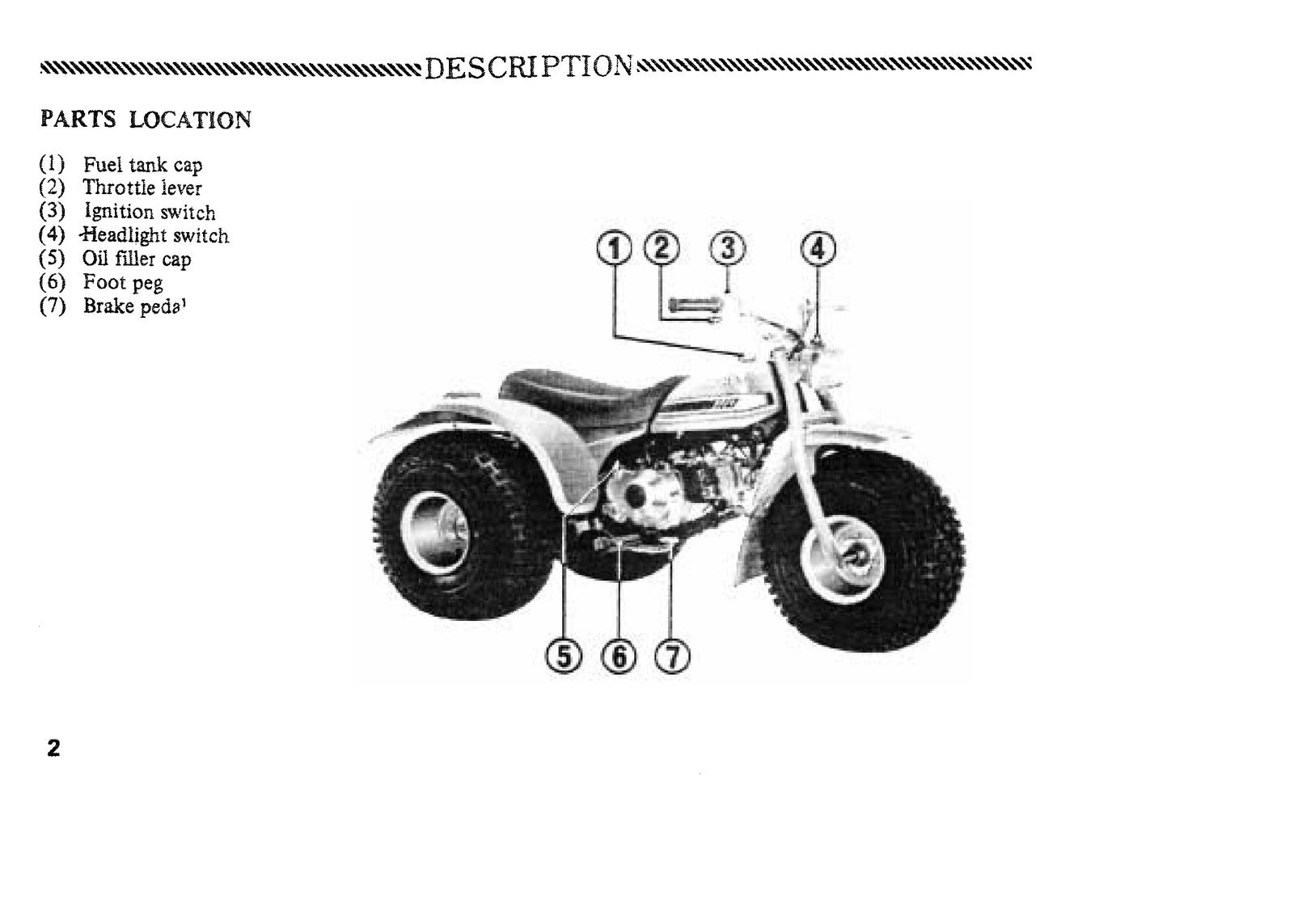 HONDA ATC110 Three-Wheeler Owners Manual 1981 - STEEL WIRE BOUND - TOUGH COVERS