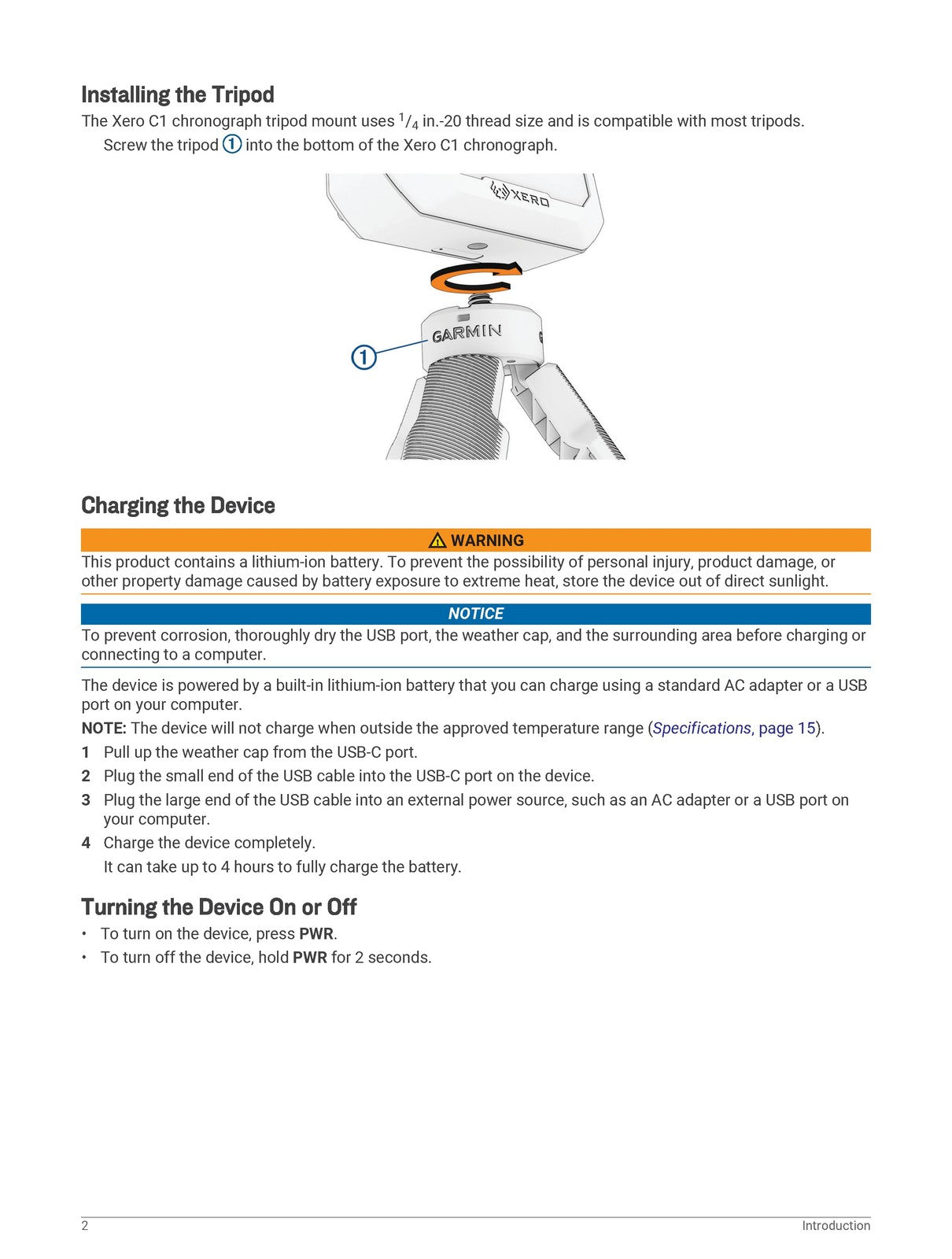 GARMIN Xero C1 Owners Manual - STEEL WIRE BOUND - PROTECTIVE COVERS
