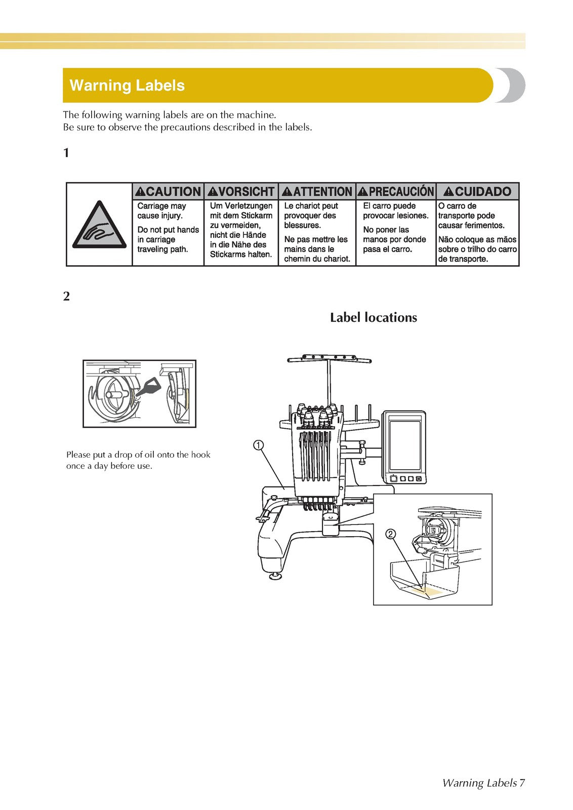 BABY LOCK Endurance II BND9-2 Quilting Machine Instruction Manual - WIRE BOUND