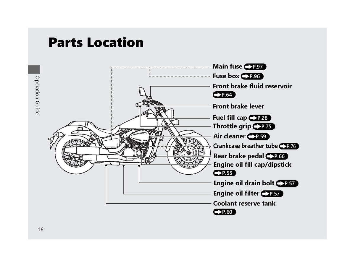 HONDA VT750C2B Motorcycle Owners Manual 2018 - STEEL WIRE BOUND - TOUGH COVERS