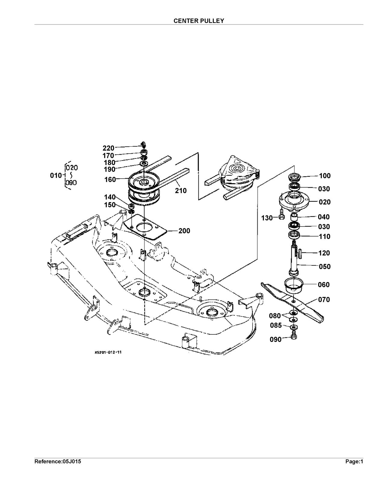 KUBOTA RCK54TG Parts Manual - STEEL WIRE BOUND - PROTECTIVE COVERS