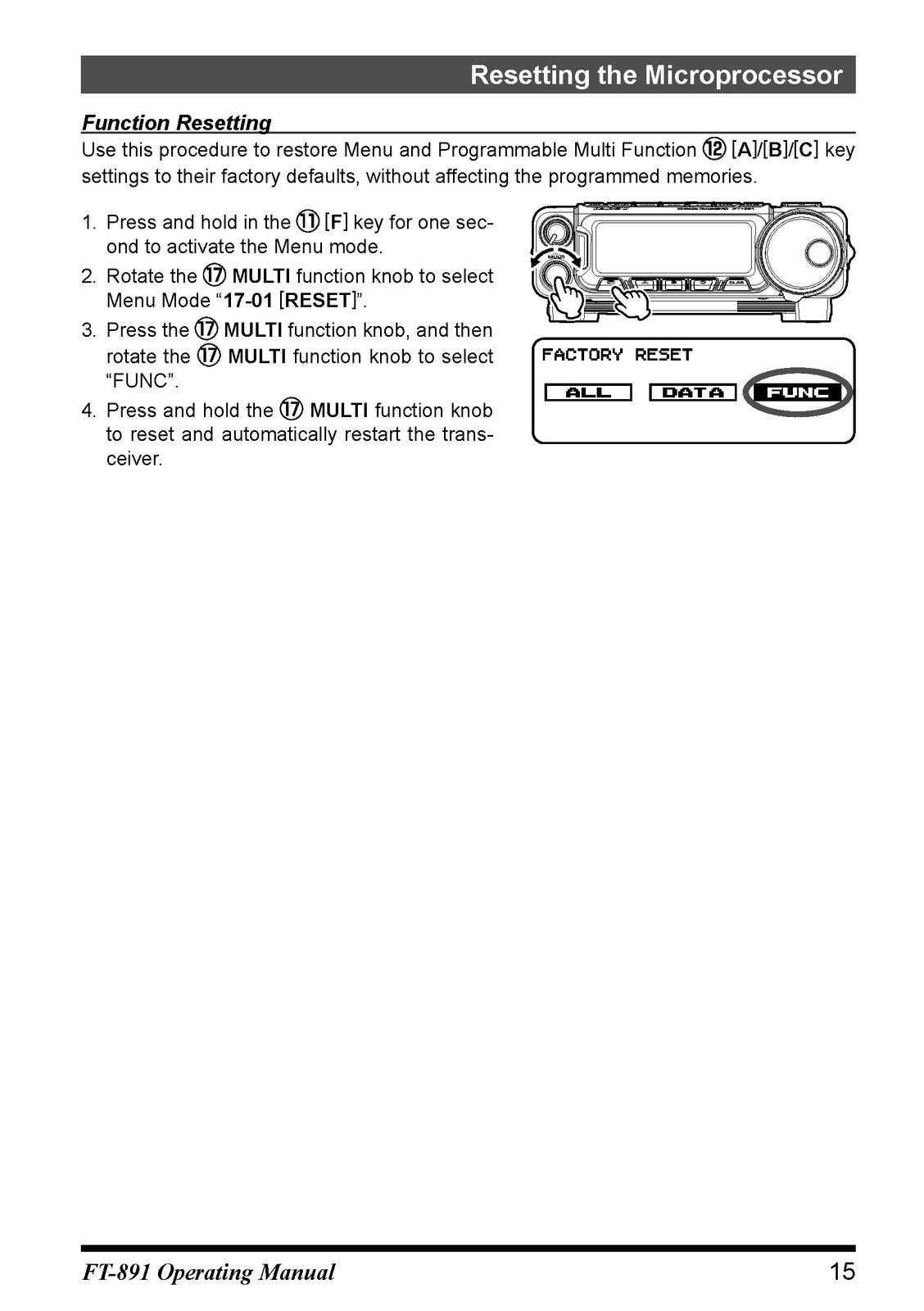 YAESU FT-891 Operating & Advanced Manual Bundle - WIRE BOUND - TOUGH COVERS