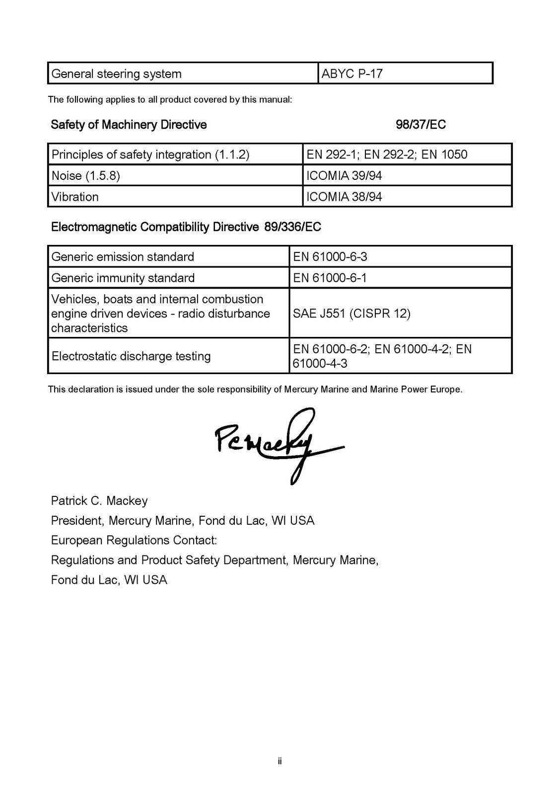 MERCURY 135/150/175 OPTIMAX OPERATION MANUAL 2005+ WIRE BOUND - TOUGH COVERS