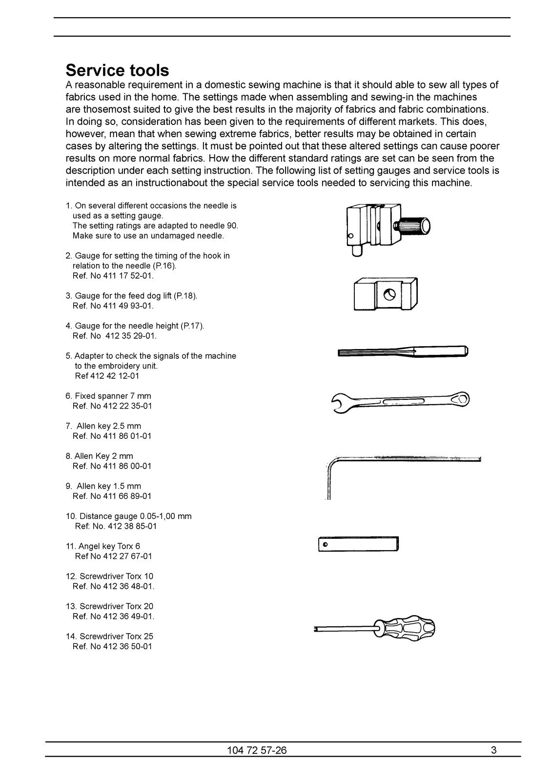HUSQVARNA VIKING 600 500 400 350 Sewing Machine Service Manual 2003 - WIRE BOUND