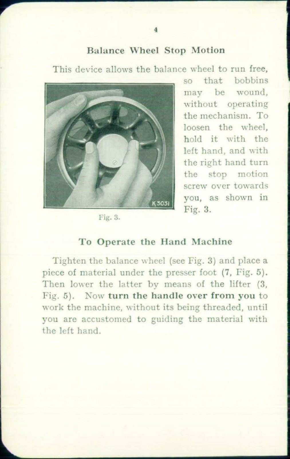 SINGER 28 Vibrating Shuttle Sewing Machine Instructions Manual - WIRE BOUND