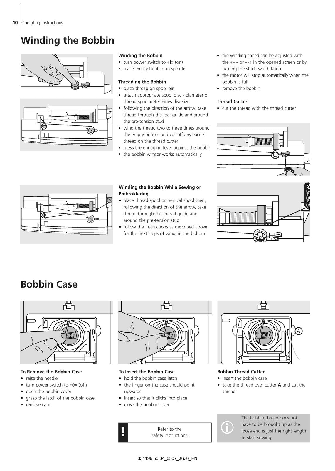 BERNINA Artista 630 635 640 LE Sewing Machine Operators Manual BUNDLE