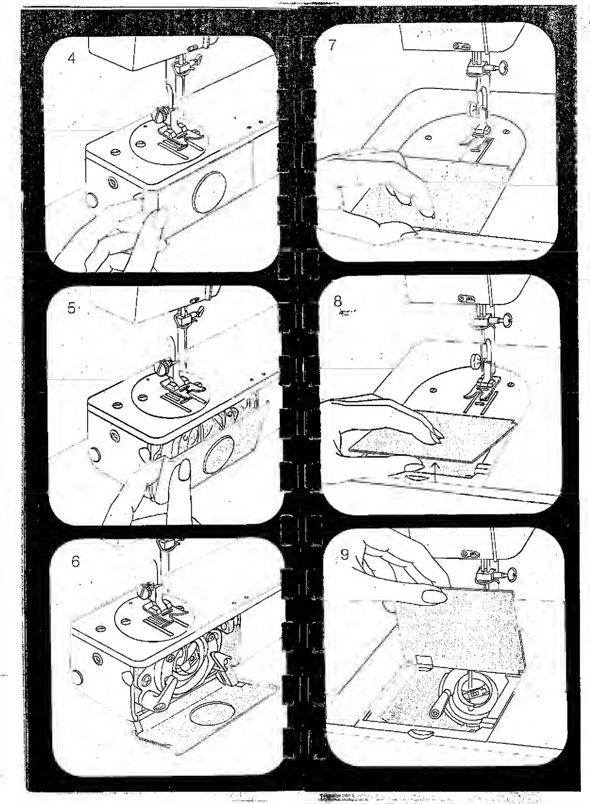 PFAFF 204  205  207  208  209  210  211 User Manual - WIRE BOUND - COVERS