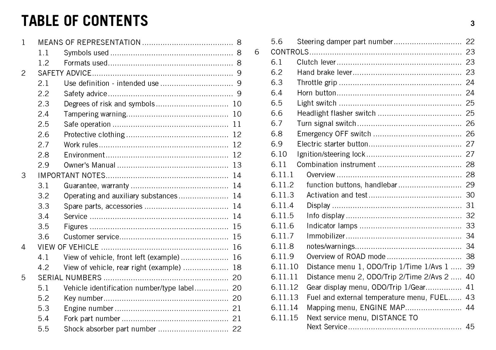 KTM 1190 RC8 R Owners Manual 2013 - STEEL WIRE BOUND - PROTECTIVE COVERS