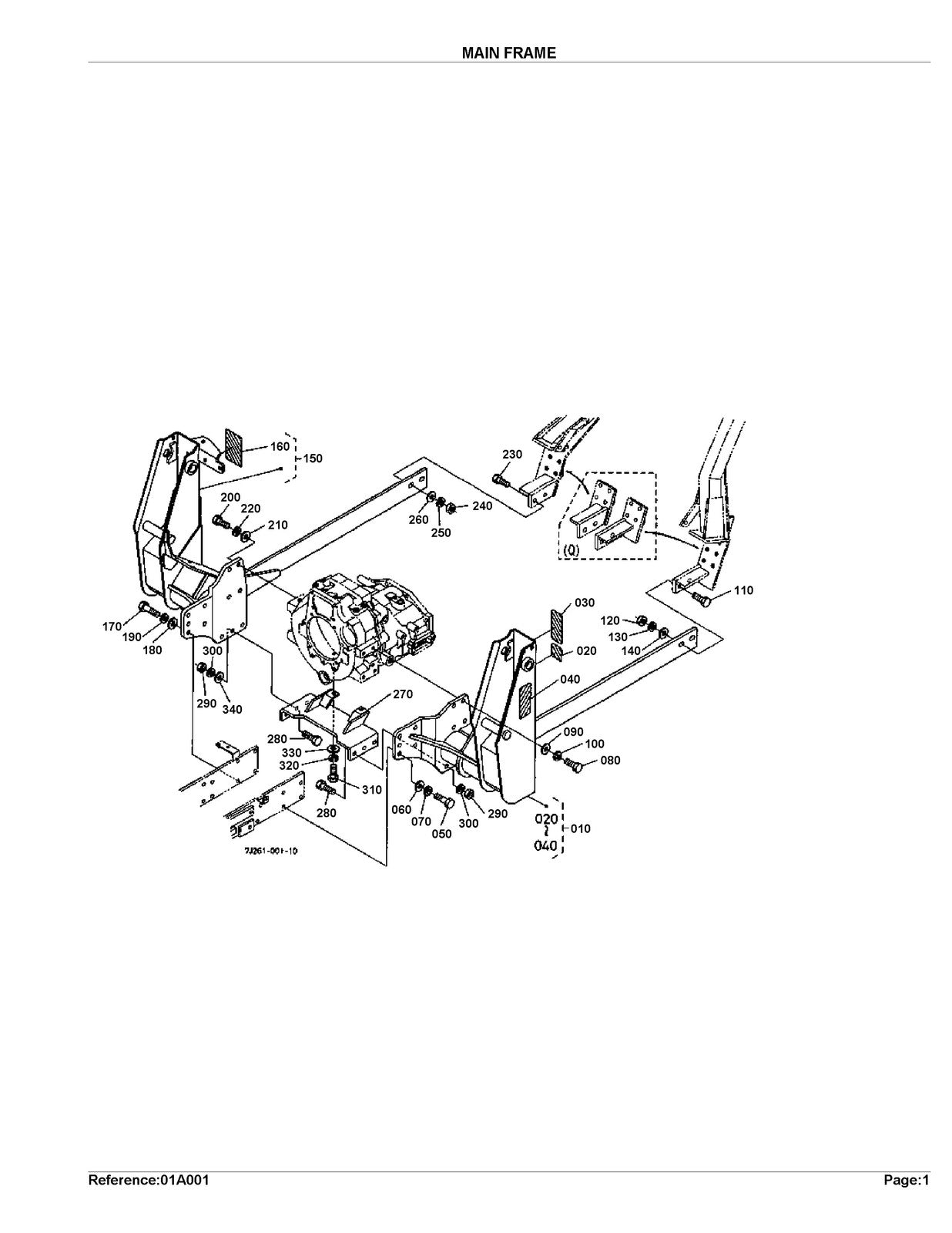 KUBOTA LA852 Loader Illustrated Parts List Manual - WIRE BOUND - TOUGH COVERS