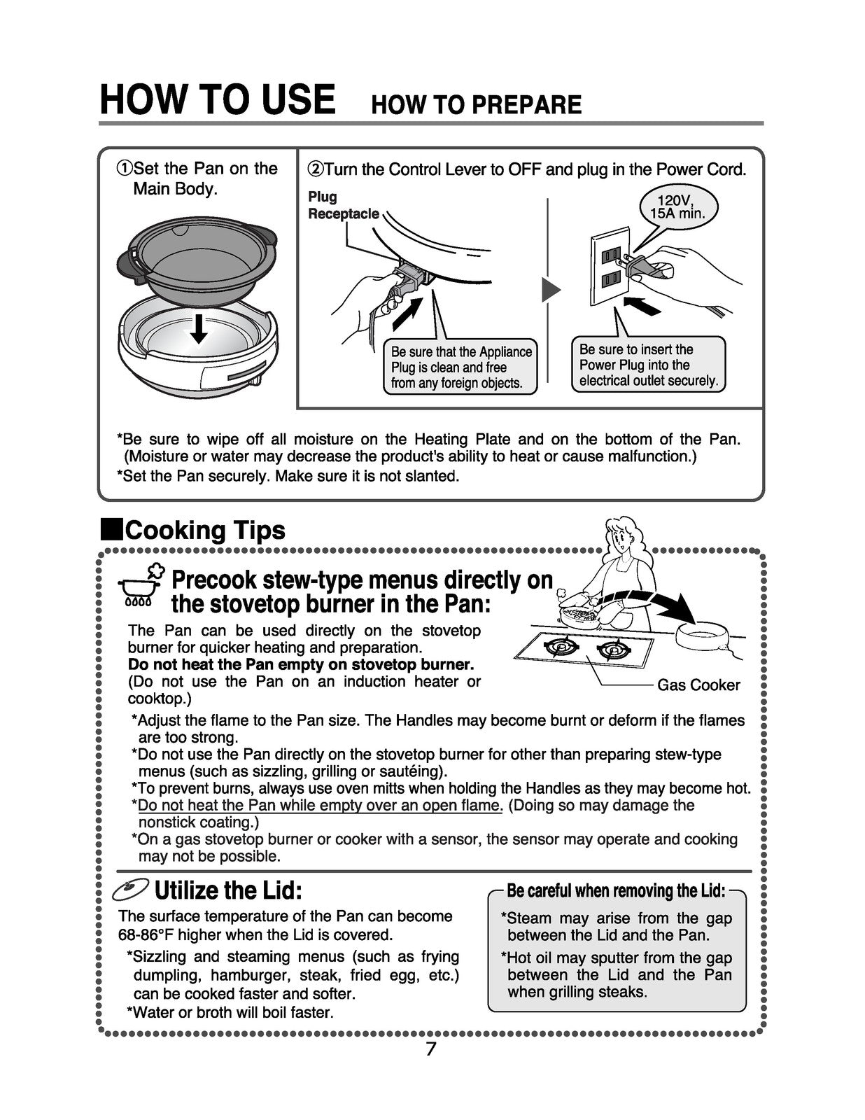 ZOJIRUSHI EP-PBC10 Gourmet dExpert Electric Operating Instructions Manual
