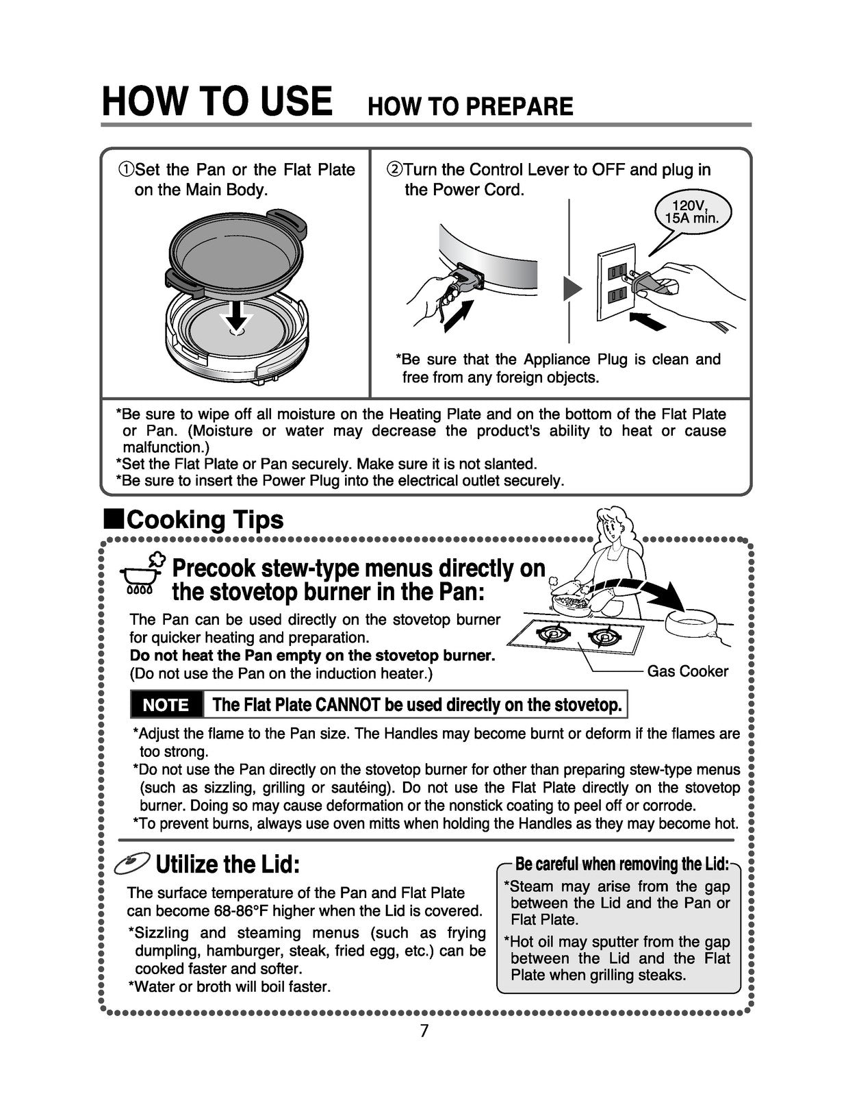 ZOJIRUSHI EP-RAC50 Gourmet dExpert Electric Operating Instructions Manual