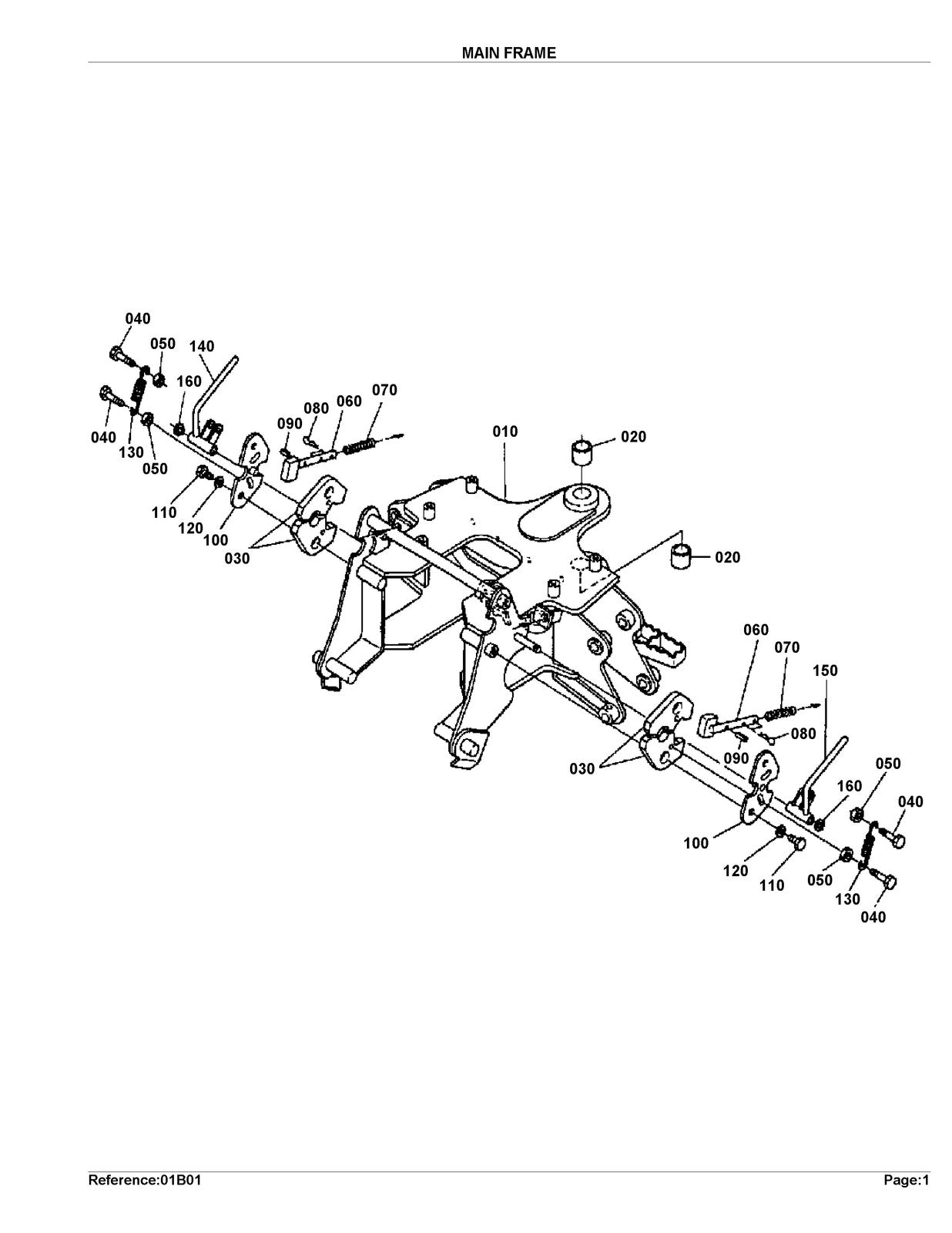 TEREX BT751 Backhoe Illustrated Parts List Manual - WIRE BOUND - TOUGH COVERS