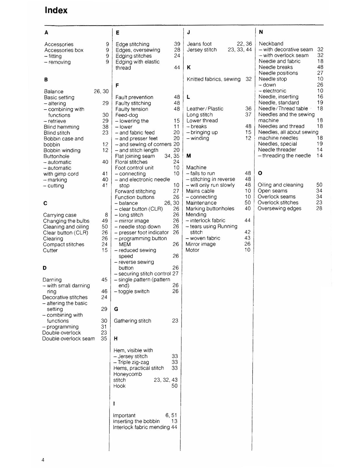 BERNINA Model 1090 Sewing Machine User Manual - STEEL WIRE BOUND - TOUGH COVERS