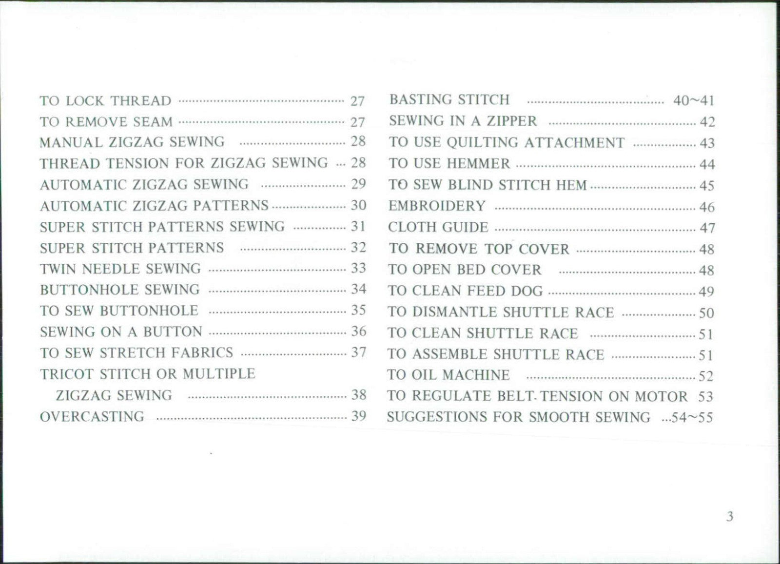 NEW HOME 609 Sewing Machine Instruction Manual - STEEL WIRE BOUND - TOUGH COVERS