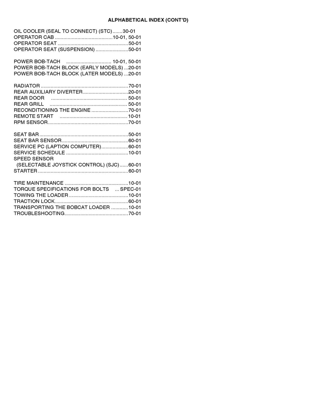 BOBCAT S220 TURBO HIGH FLOW SERVICE MANUAL - BOUND - COVERS - XL FOLDOUT PAGES