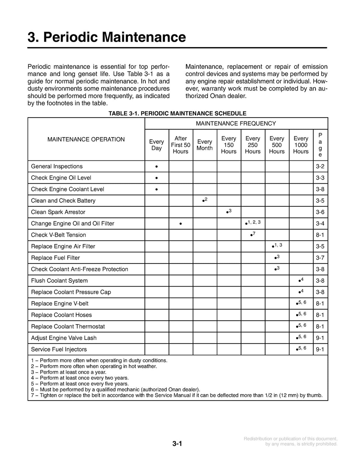 ONAN HDCAA HDCAB HDCAC HDCAD Diesel Genset Service Manual 2004 - WIRE BOUND
