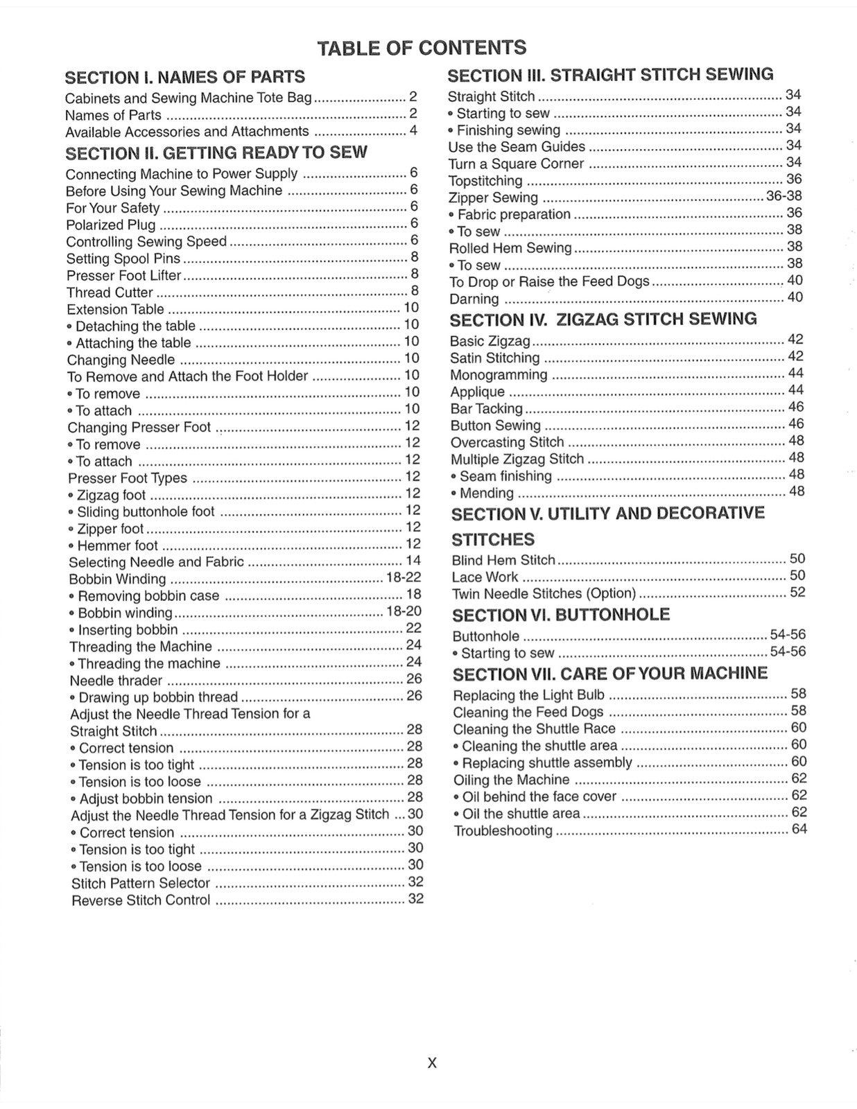 KENMORE 38515343 Sewing Machine Manual - STEEL WIRE BOUND - PROTECTIVE COVERS