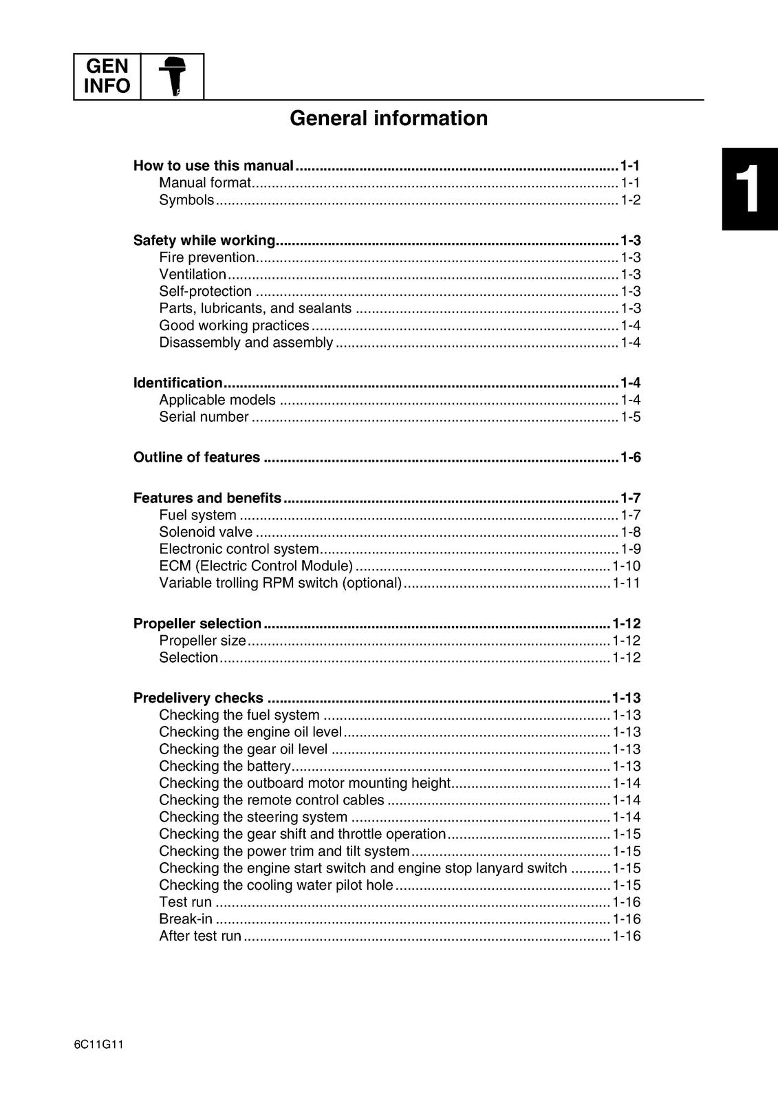 YAMAHA F50D T50D F60D T60D Outboard Motor Service Manual 2004, FOLDOUTS