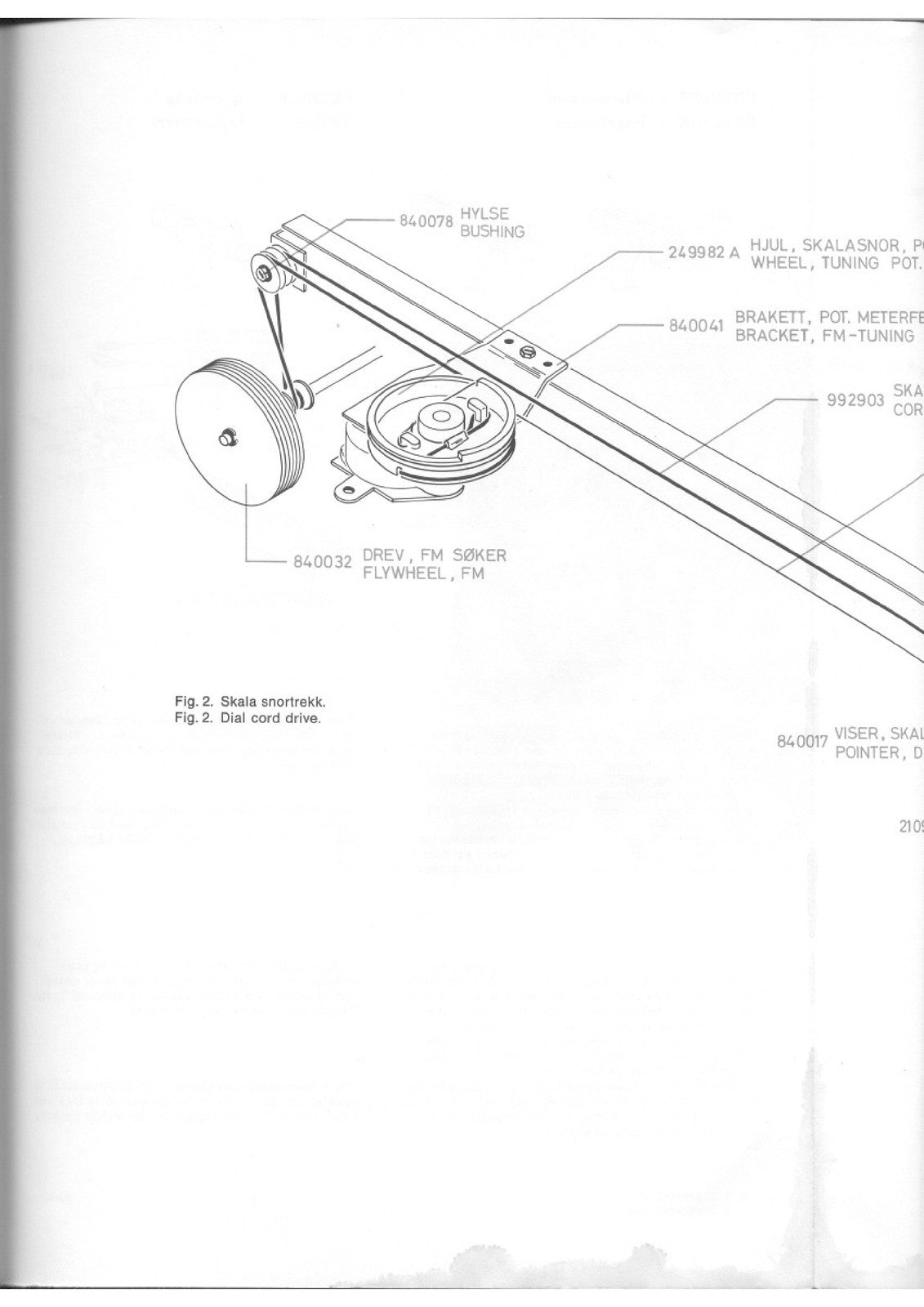 TANDBERG TR-200 FM Stereo Receiver Service Manual - WIRE BOUND - TOUGH COVERS