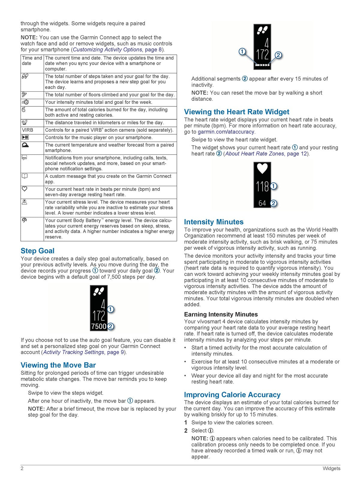 GARMIN Vivosmart 4 Owners Manual - STEEL WIRE BOUND - PROTECTIVE COVERS