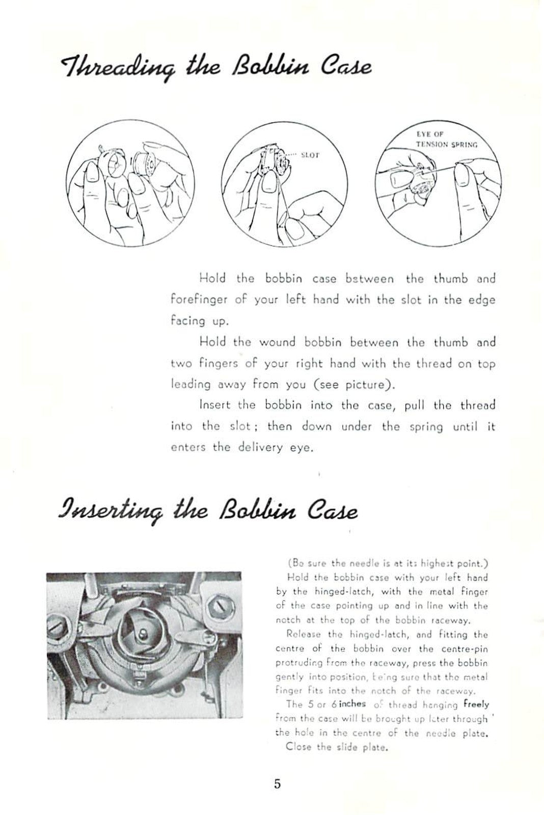 PRECISION Sewing Machine Instruction Color Manual - WIRE BOUND - TOUGH COVERS
