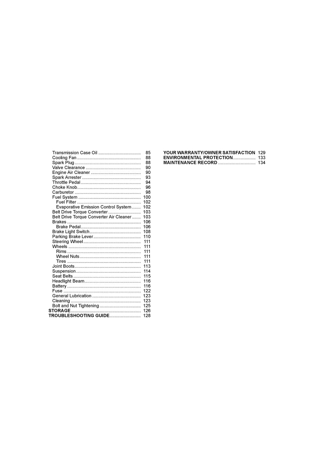 KAWASAKI Mule 610 4x4 XC Camo Utility Vehicle Owners Manual 2014 - WIRE BOUND