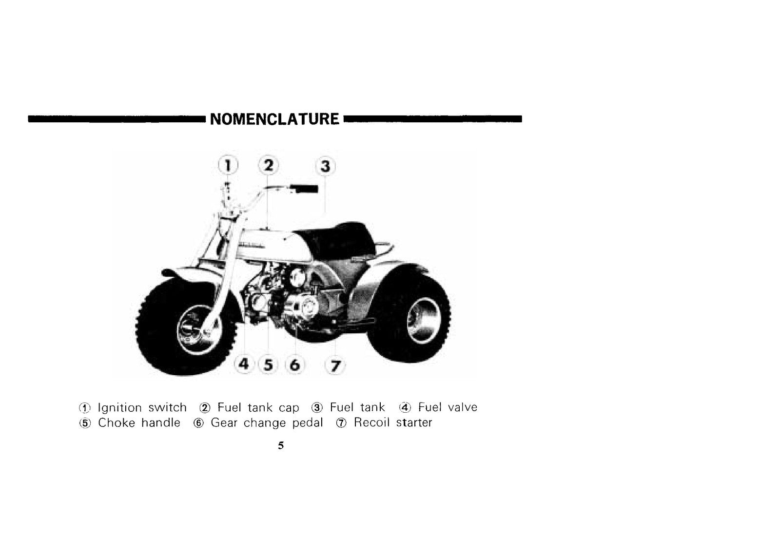 HONDA 1973 ATC70 All-Terrain Cycle Owners Manual - WIRE BOUND - TOUGH COVERS