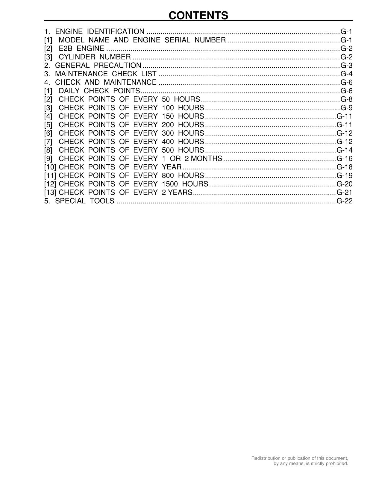KUBOTA D1703-M-E2BG-ONAN-1 Diesel Engine Workshop Manual 2004 - WIRE BOUND