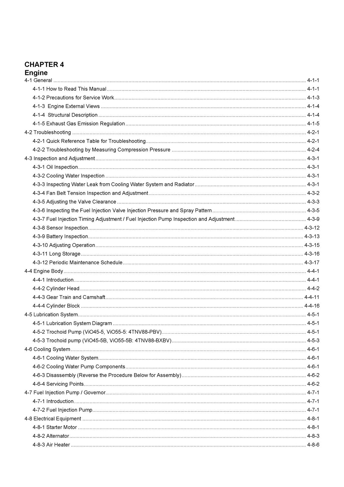 YANMAR ViO 45-5-B 55-5-B Service Manual - BOUND - COVERS - XL FOLDOUT PAGES