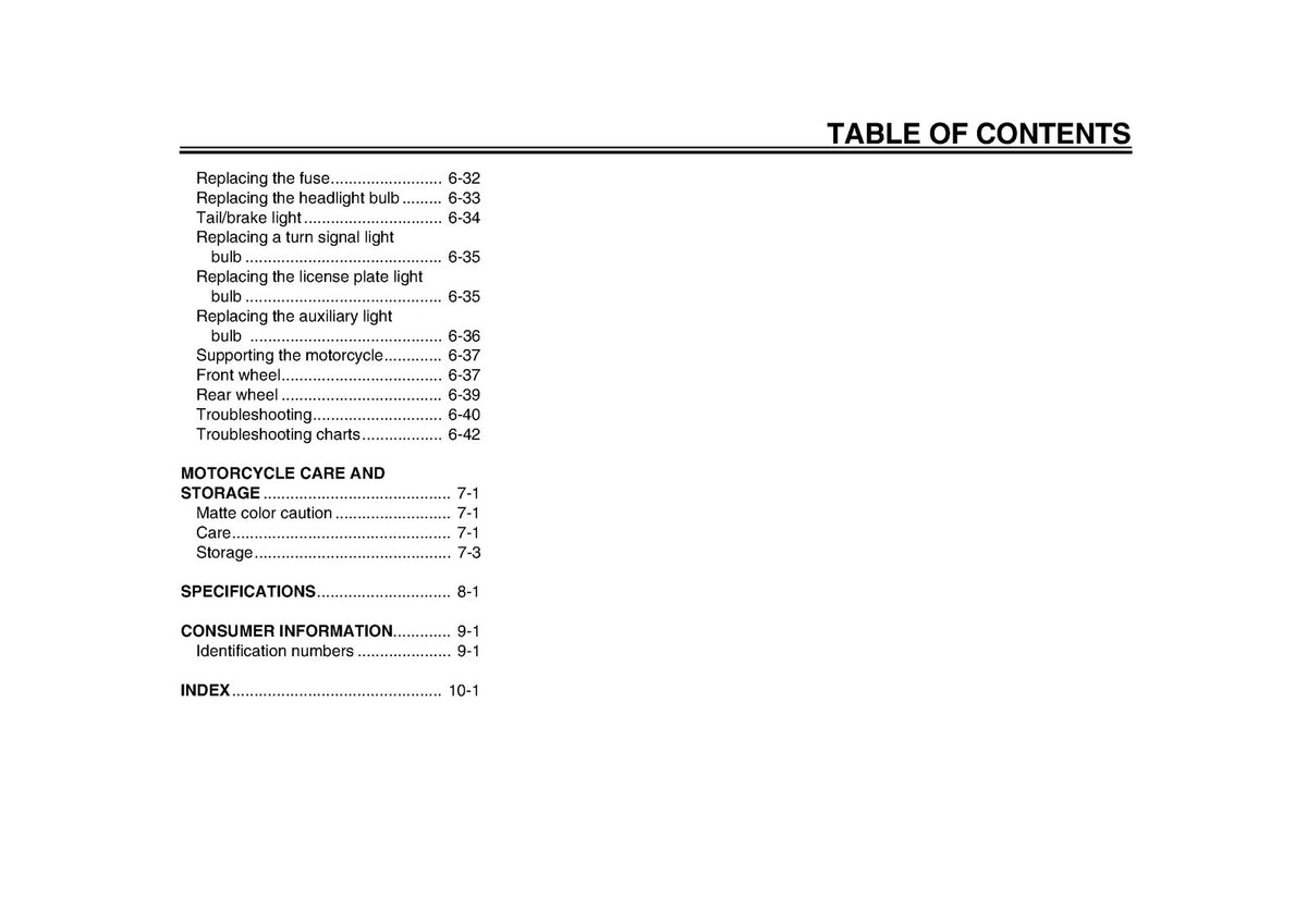 YAMAHA WR450F Owners Manual 2015 - STEEL WIRE BOUND - PROTECTIVE COVERS