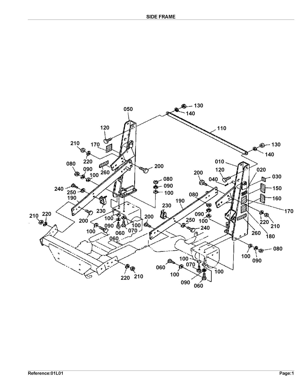 KUBOTA TL421 Loader Illustrated Parts List Manual - WIRE BOUND - TOUGH COVERS
