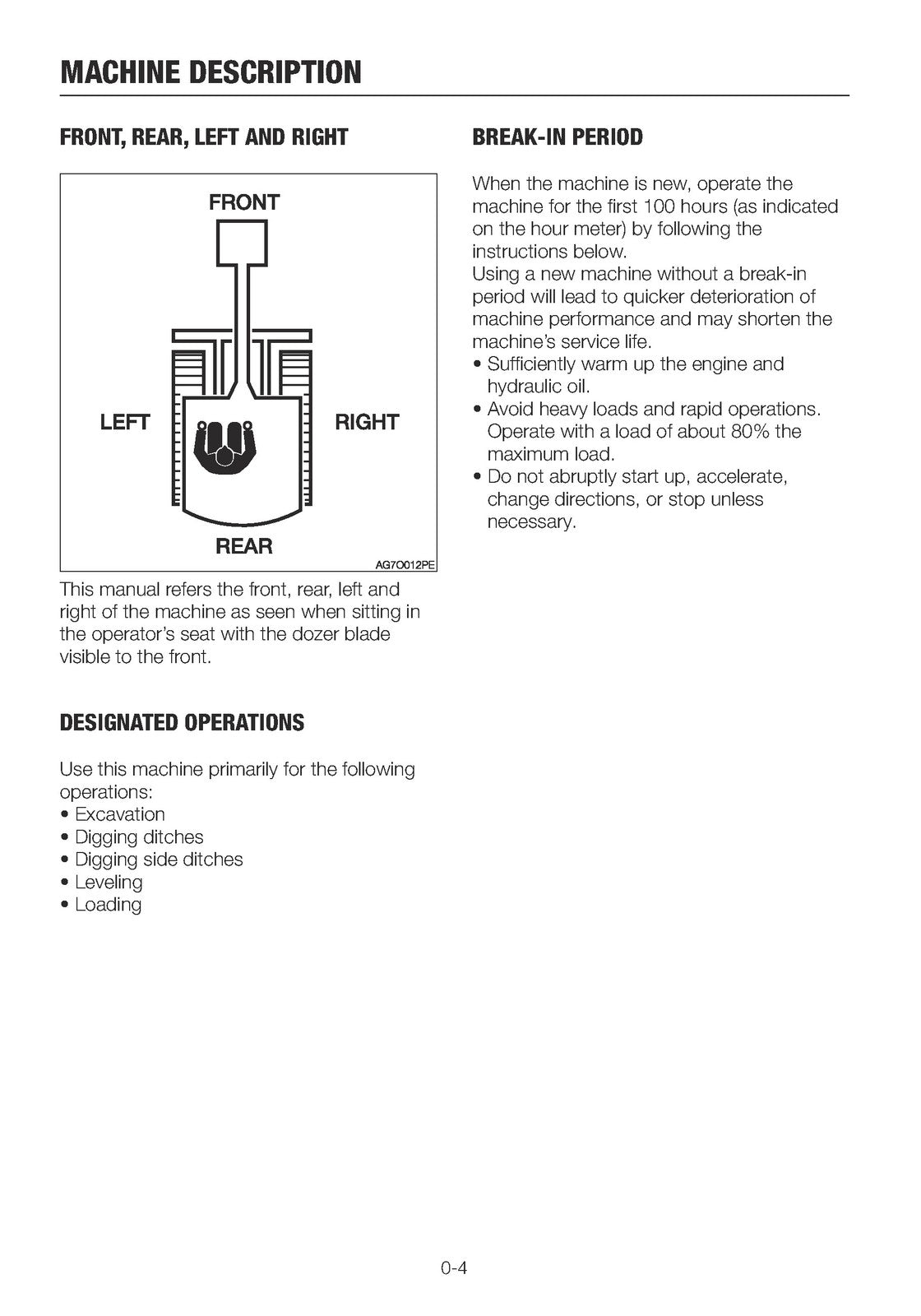 TAKEUCHI TB235-2 Mini Excavator Operators Manual SN 123600005 Up - WIRE BOUND