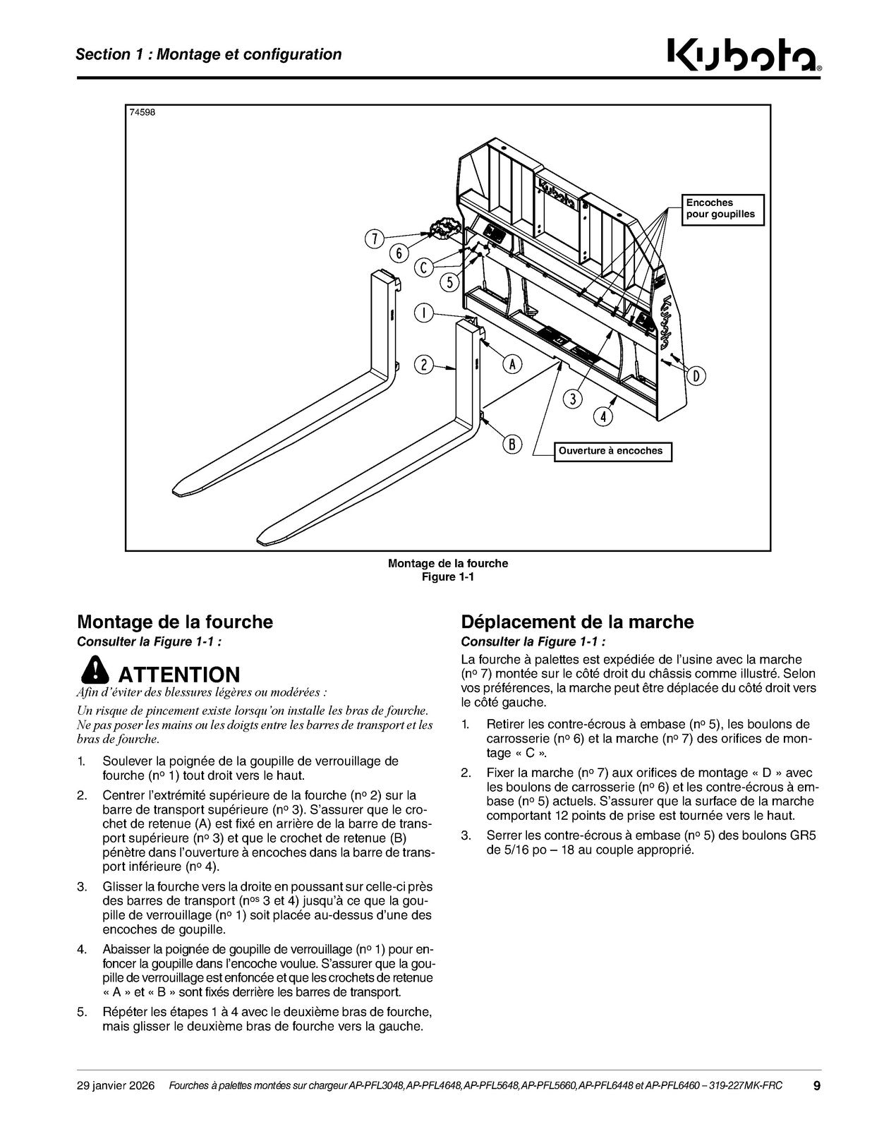 LAND PRIDE PFL3048 Pallet Fork Operators Manual - WIRE BOUND - TOUGH COVERS