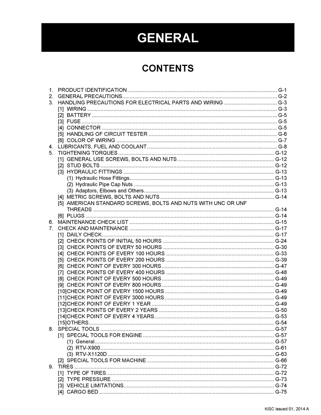 Kubota RTV X900 X900G 1120D Workshop & Parts Catalog BUNDLE - WIRE BOUND