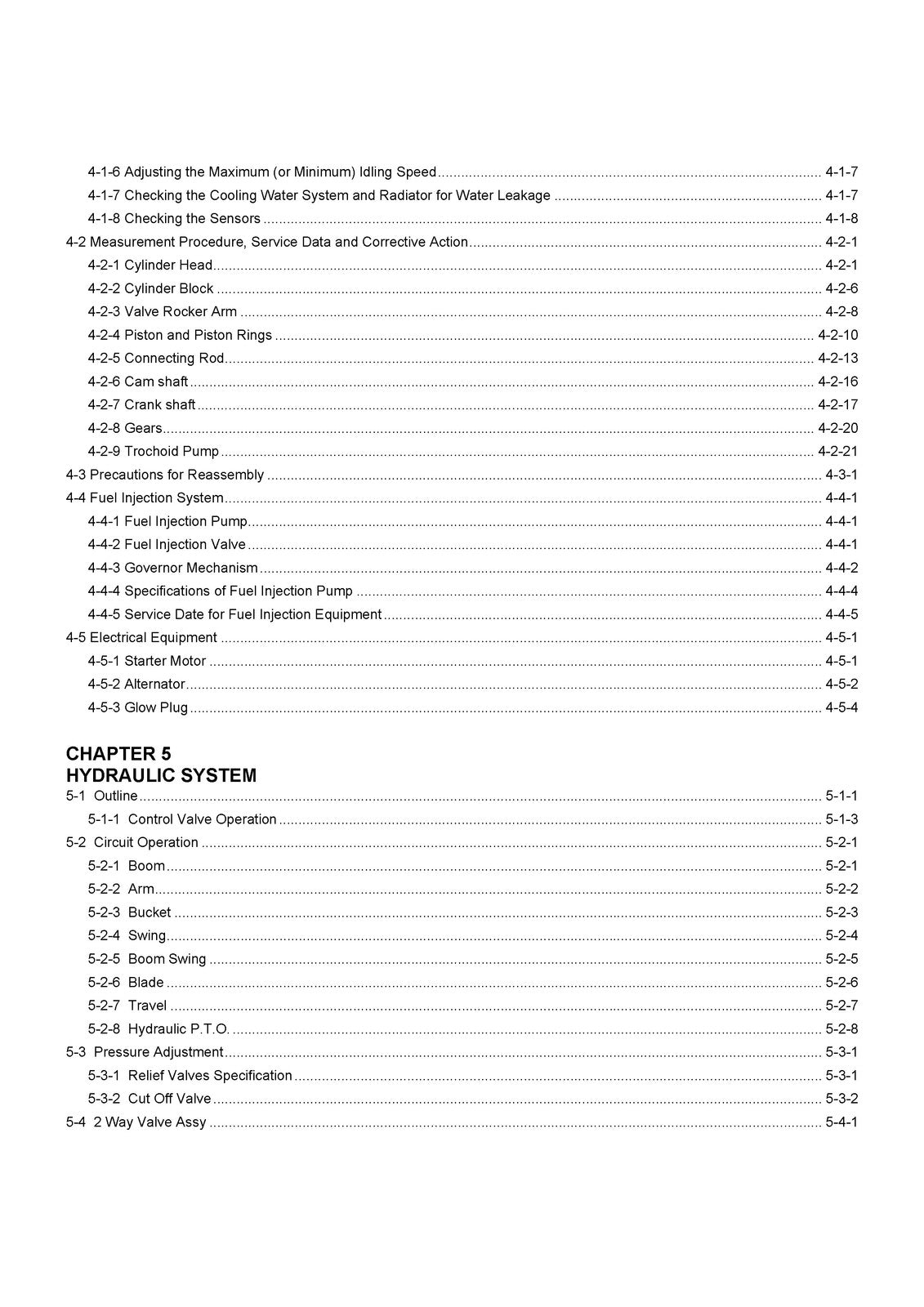 YANMAR B15US Excavator Service Manual - BOUND - COVERS - XL FOLDOUT PAGES