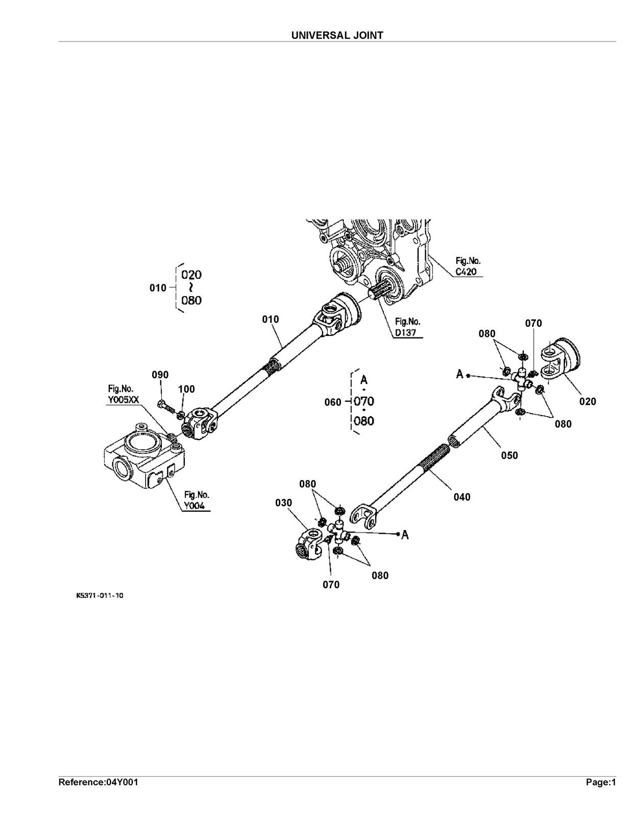KUBOTA RCK54-22BX Parts Manual - STEEL WIRE BOUND - PROTECTIVE COVERS