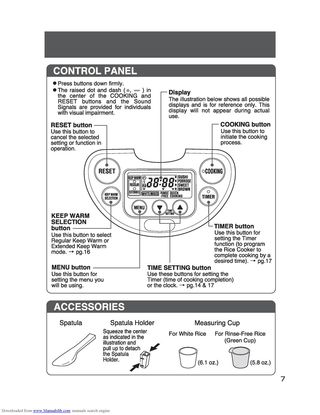 ZOJIRUSHI NS-WPC10 Micom Rice Cooker And Operating Instructions Manual - BOUND