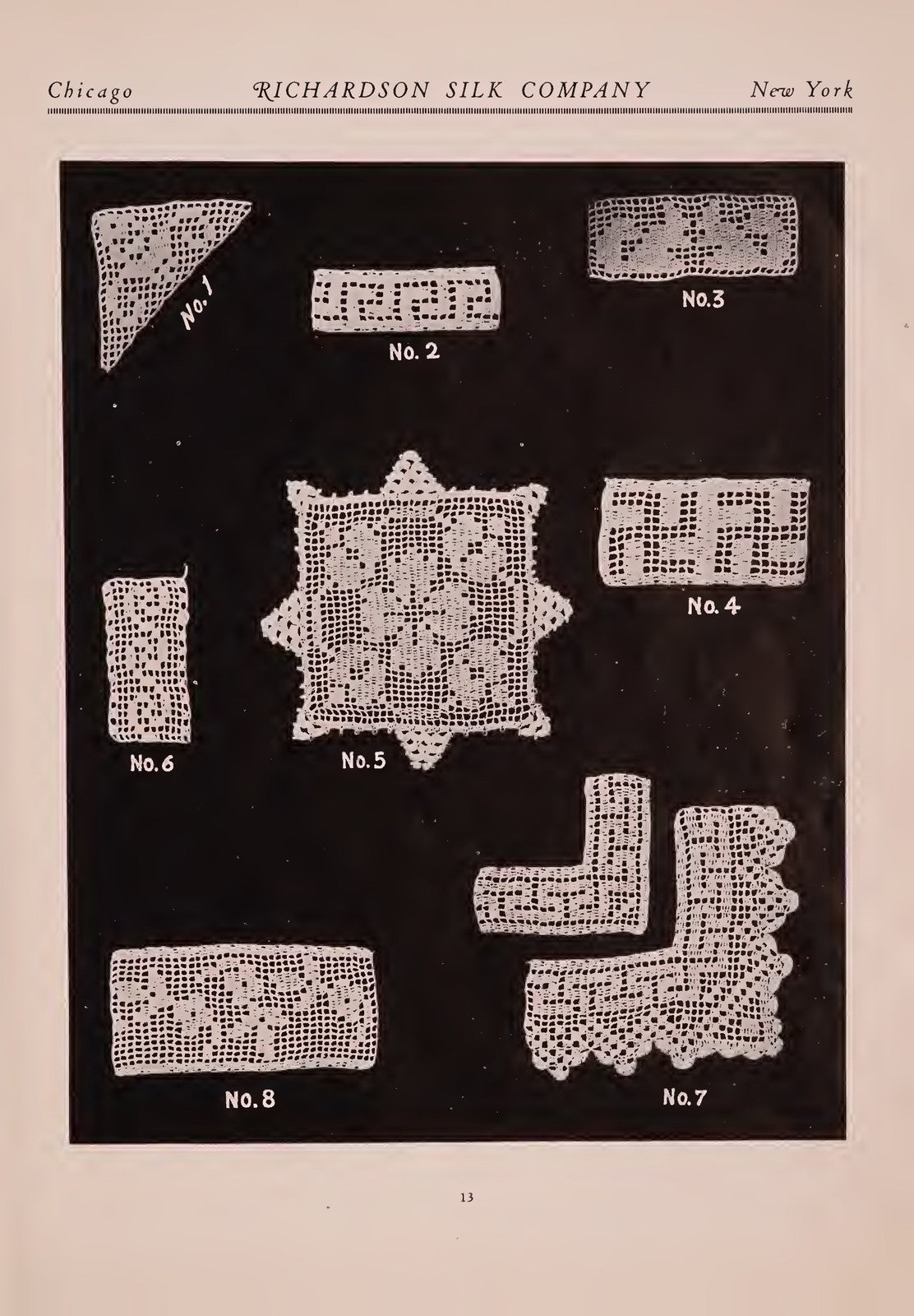 RICHARDSON Crocheting Tatting Smocking Instruction Book Manual - WIRE BOUND