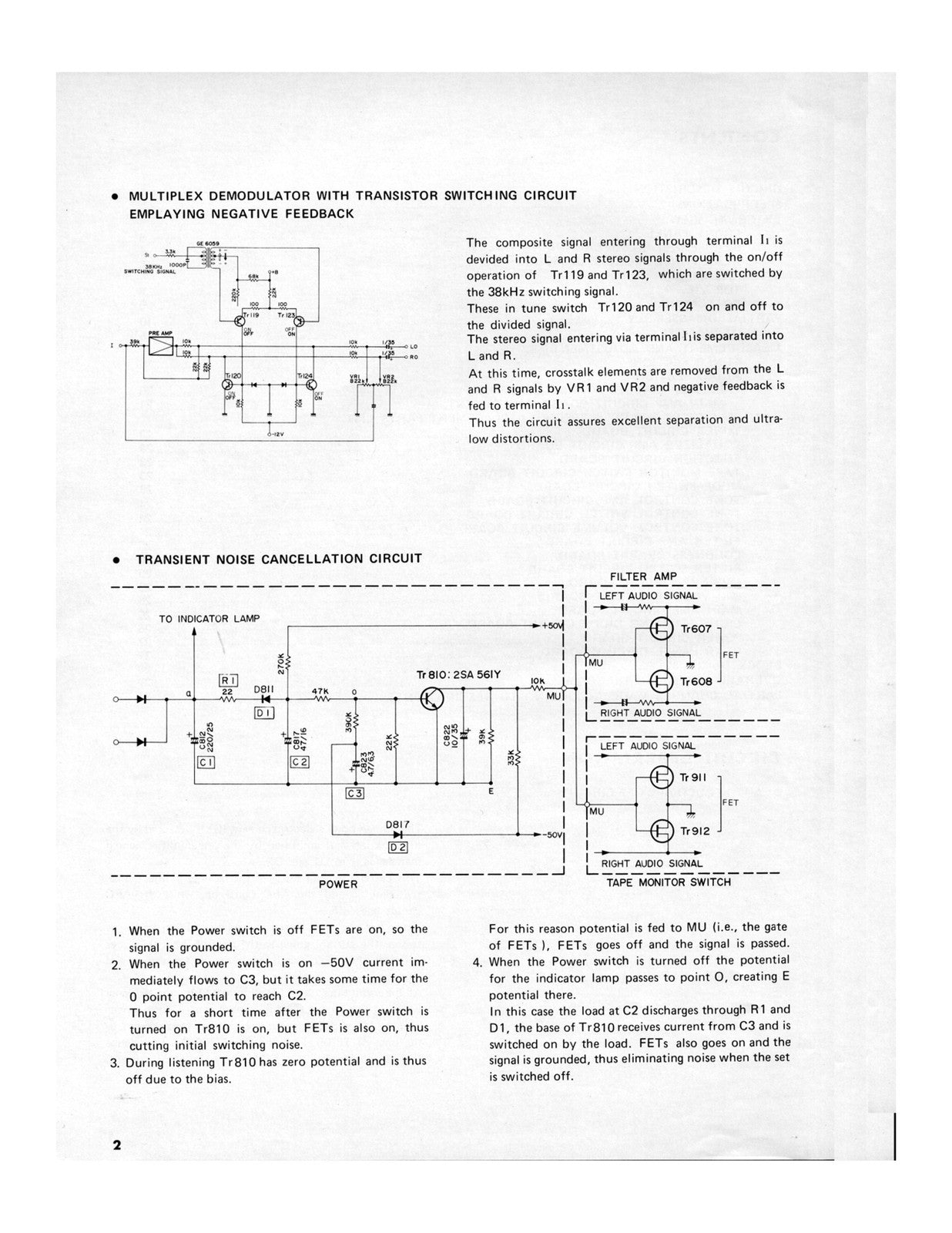 YAMAHA CR-1000 FM Stereo Receiver Service Manual - BOUND - COVERS - XL FOLDOUTS