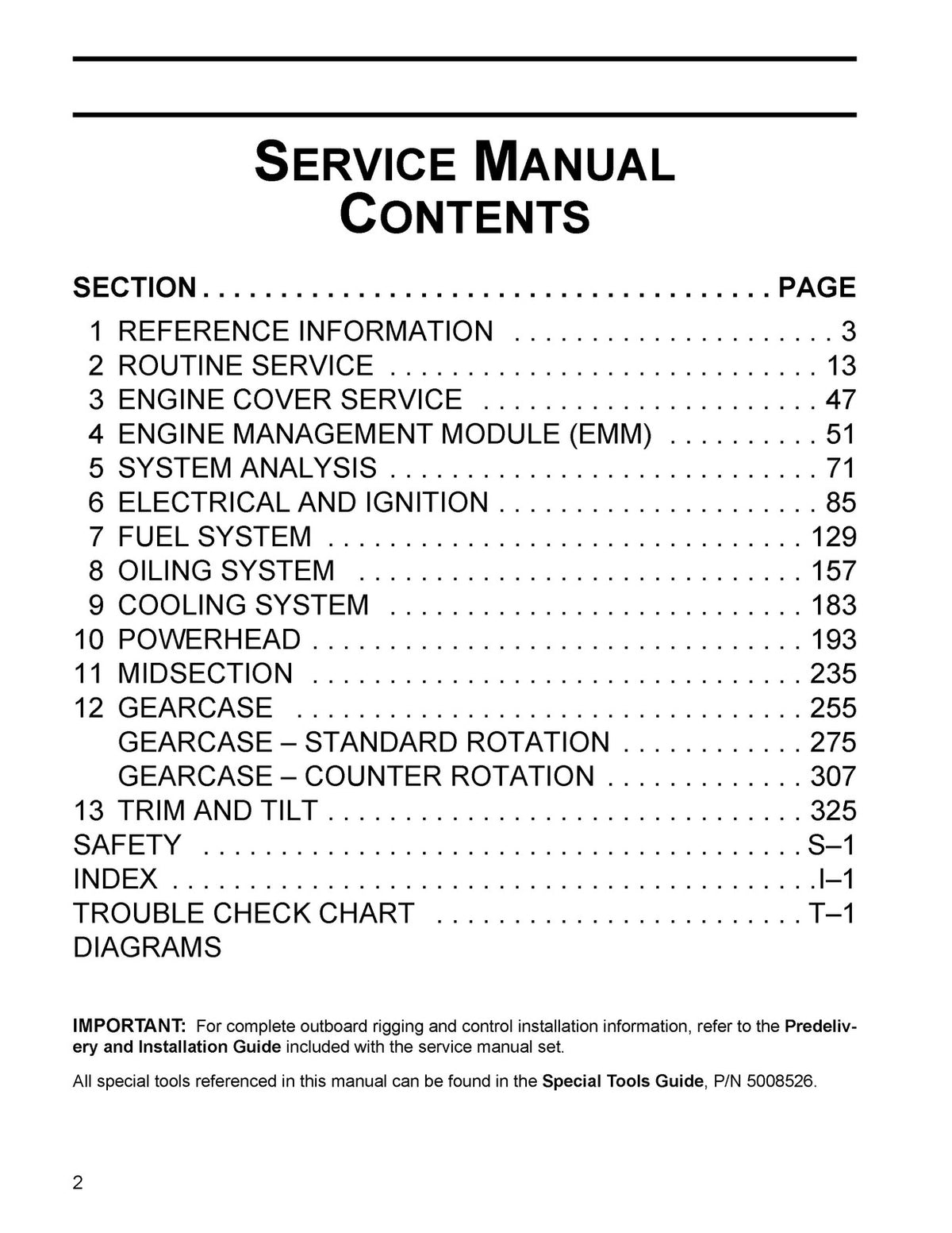 EVINRUDE E-TEC 115-200 & G2 150-300 Service & Installation Manual BUNDLE