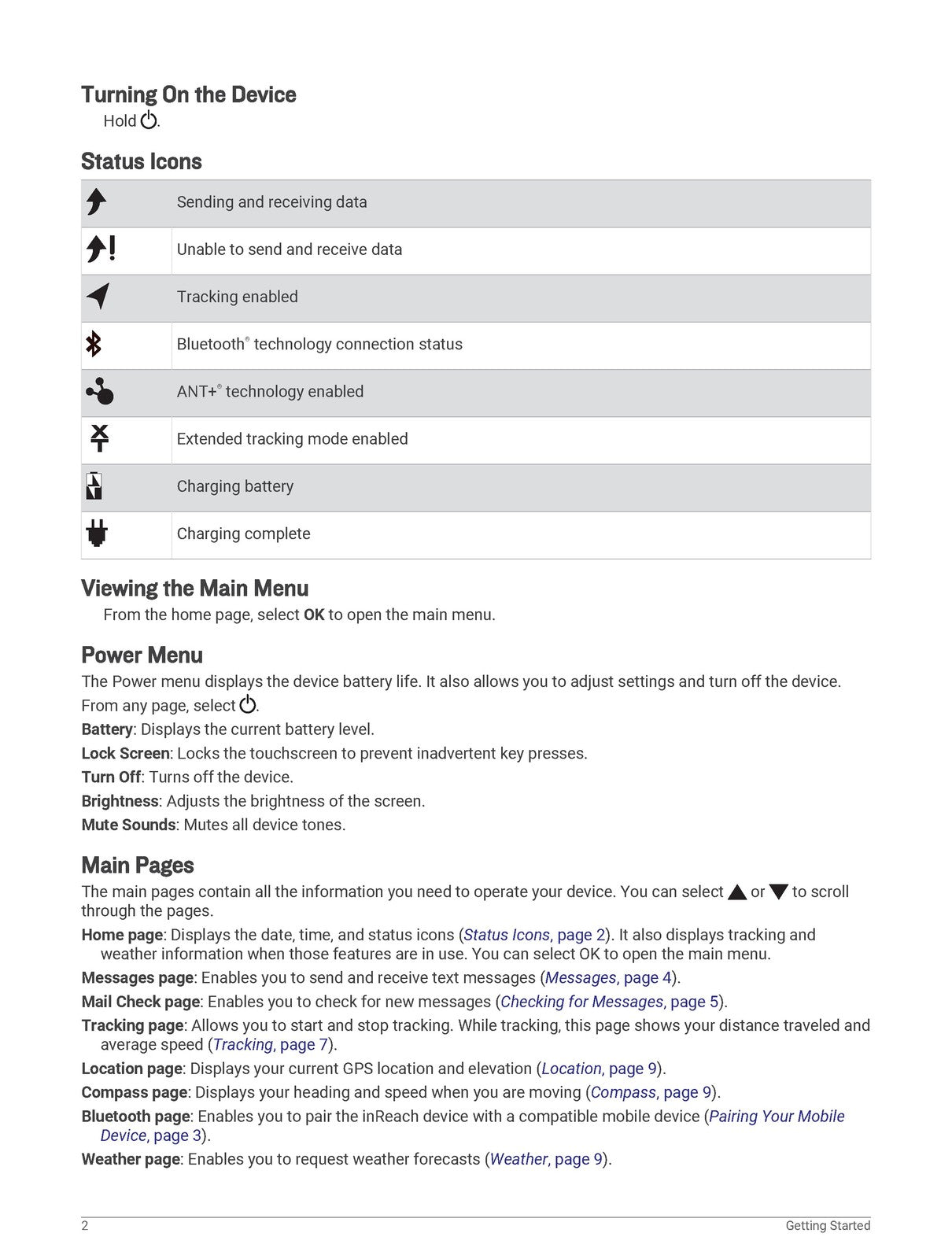 GARMIN inReach Mini Owners Manual - STEEL WIRE BOUND - PROTECTIVE COVERS
