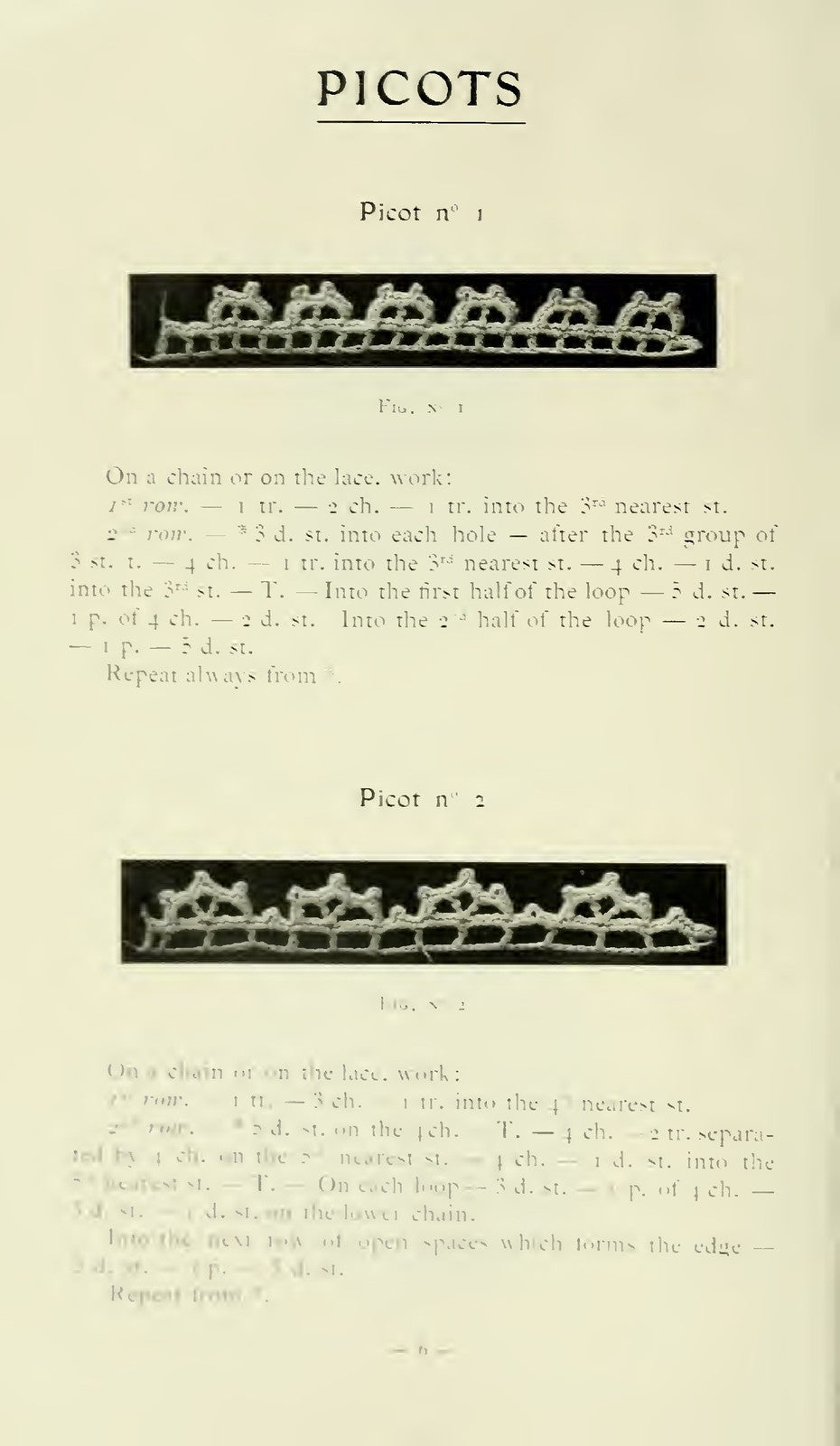 CARTIER-BRESSON Baby Irish Crochet Lace 2nd Album Instruction Manual - BOUND