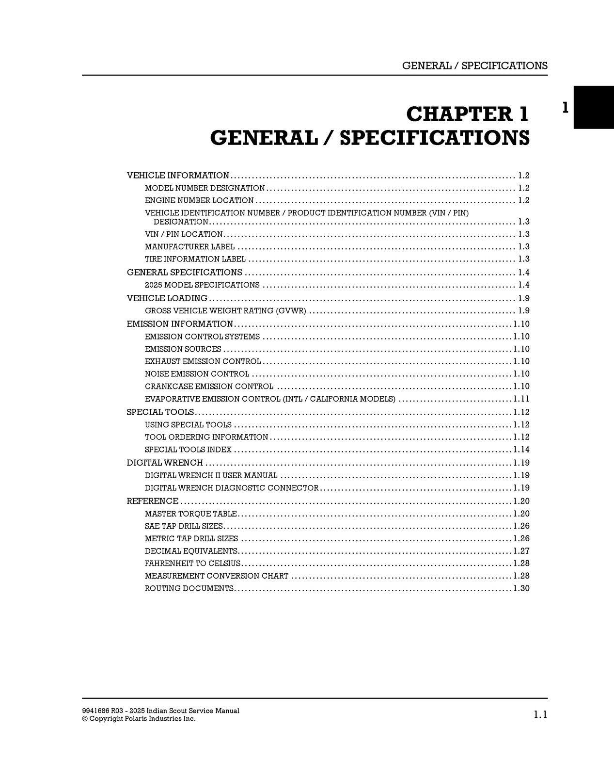 INDIAN Scout Motorcycle Service Manual 2025 - STEEL WIRE BOUND - TOUGH COVERS