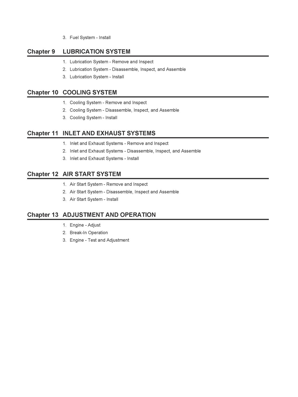 MITSUBISHI S6A3 DIESEL ENGINE SERVICE MANUAL 2017 - WIRE BOUND - TOUGH COVERS