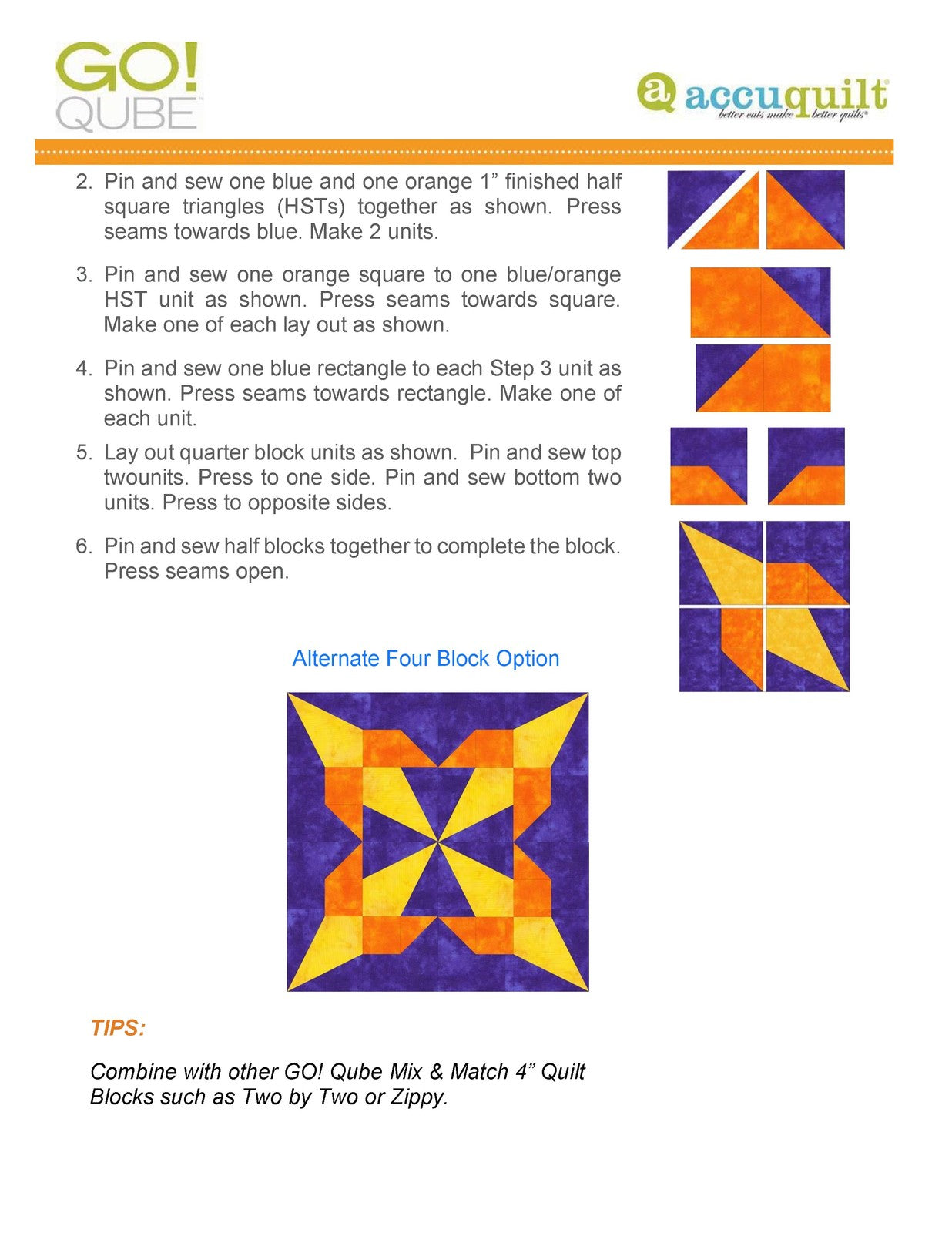 ACCUQUILT Go Qube 4" Angles - STEEL WIRE BOUND - PROTECTIVE COVERS