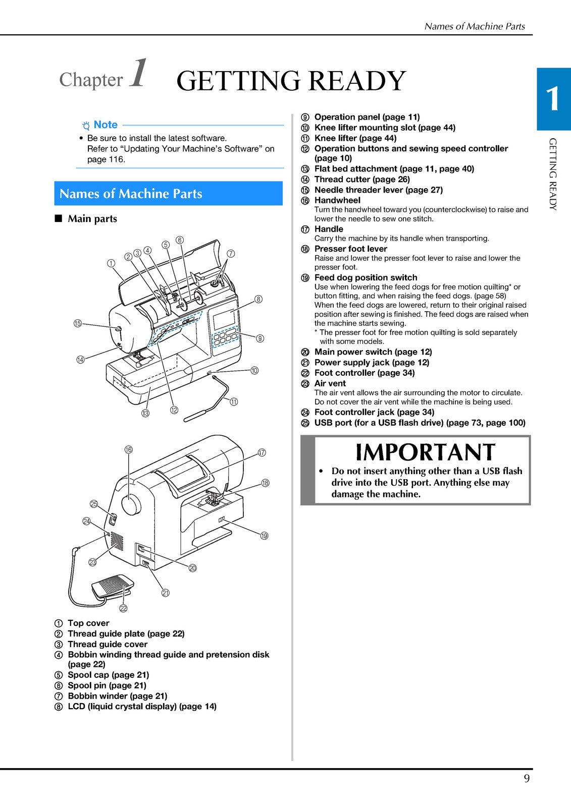 BROTHER 888-K10 L11 L12 Sewing And Embroidery Machine Operation Manual - BOUND