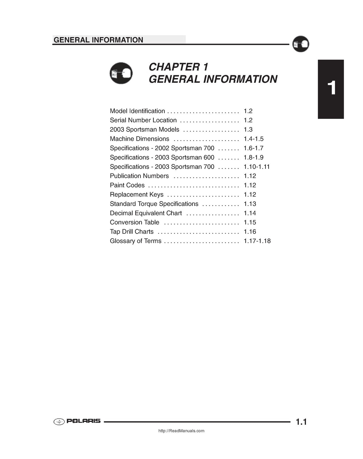 POLARIS Sportsman 600 700 ATV Service Manual 2002-2003, BOUND, COVERS, FOLDOUTS