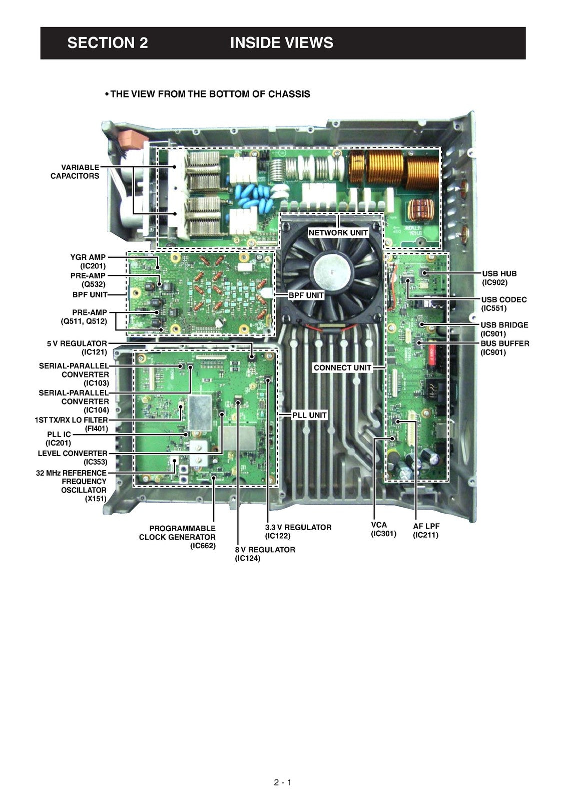 ICOM IC-7410 HF Transceiver Service Manual - BOUND - COVERS - XL FOLDOUT PAGES