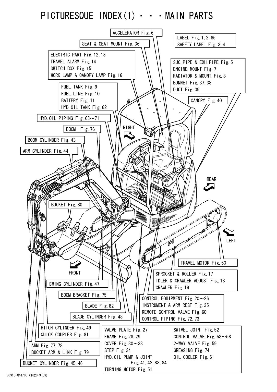 YANMAR ViO20-3 Excavator Parts Catalog Manual 2013 - WIRE BOUND - TOUGH COVERS